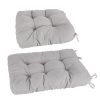 Rocking Chair Cushion 2 Pieces Back Seat Sets with Non-Slip Ties Polyester Fiber Filling 
Comfortable for Indoor Home Office Car